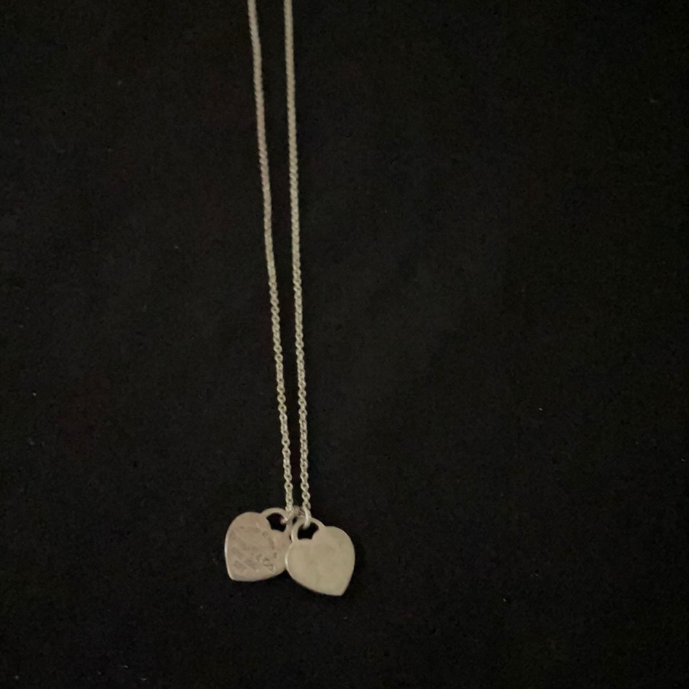 Tiffany&Co double heart  Return to Tiffany pendant
